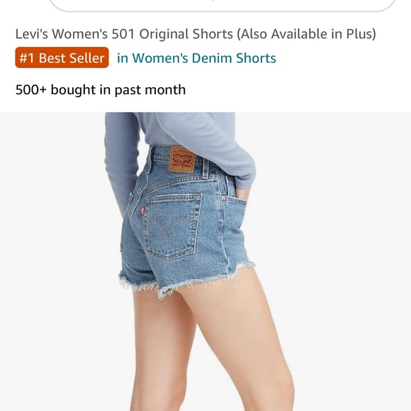 Levi’s 501 original shorts - Picture 3 of 3